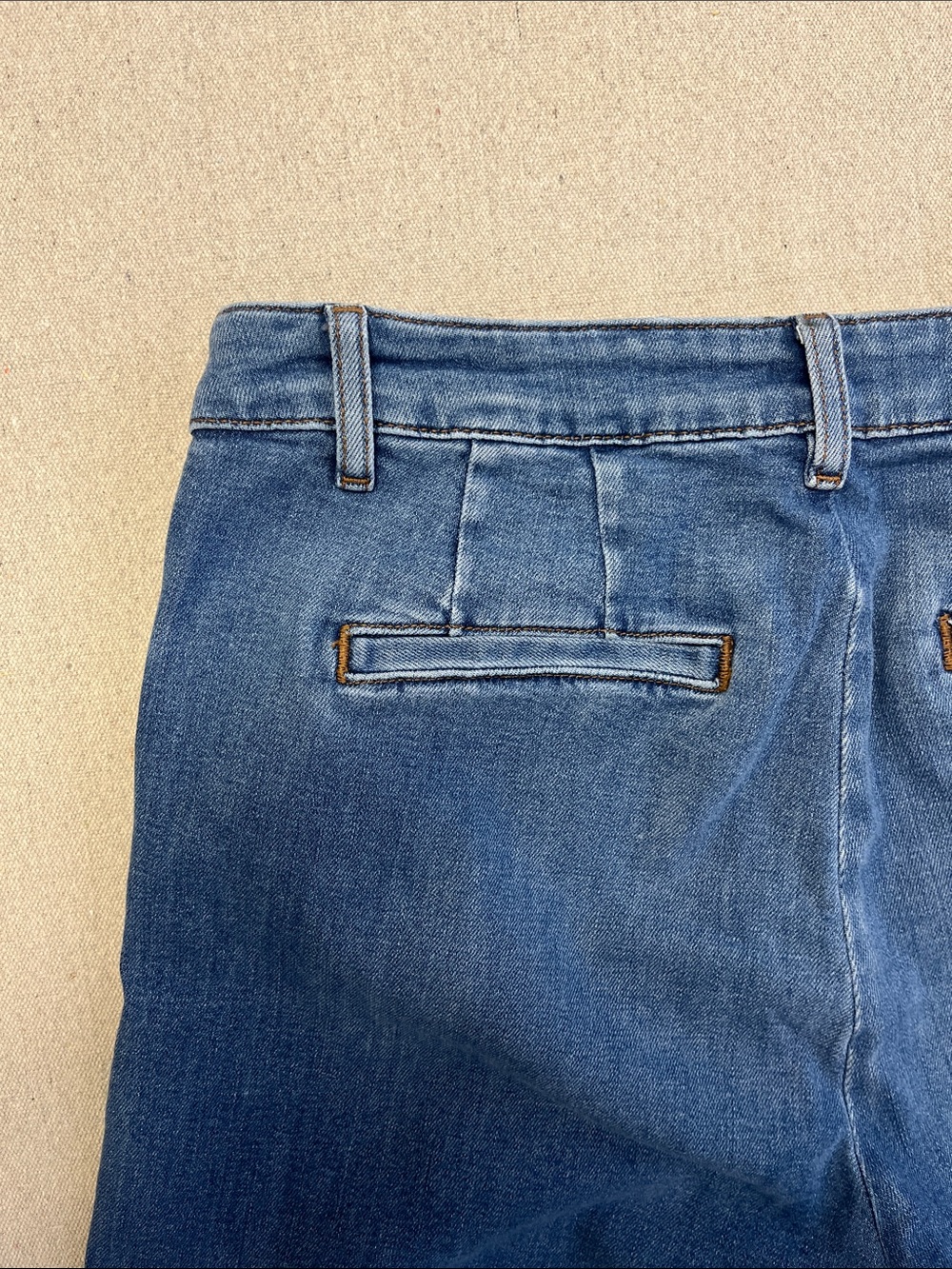 J Jill Denim Trouser Jeans Women’s 10R Wide Leg Stretch Blue Wash - Picture 13 of 13